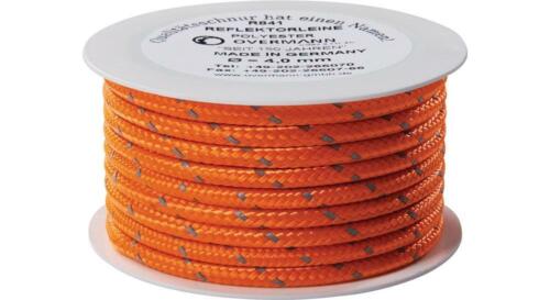 OVERMANN reflector cord safety reflector length 100 m Ø 4 mm polyester orange - Picture 1 of 1