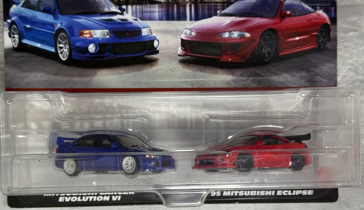 2023 Hot Wheels 2 Pack Mitsubishi Lancer Evolution VI '95