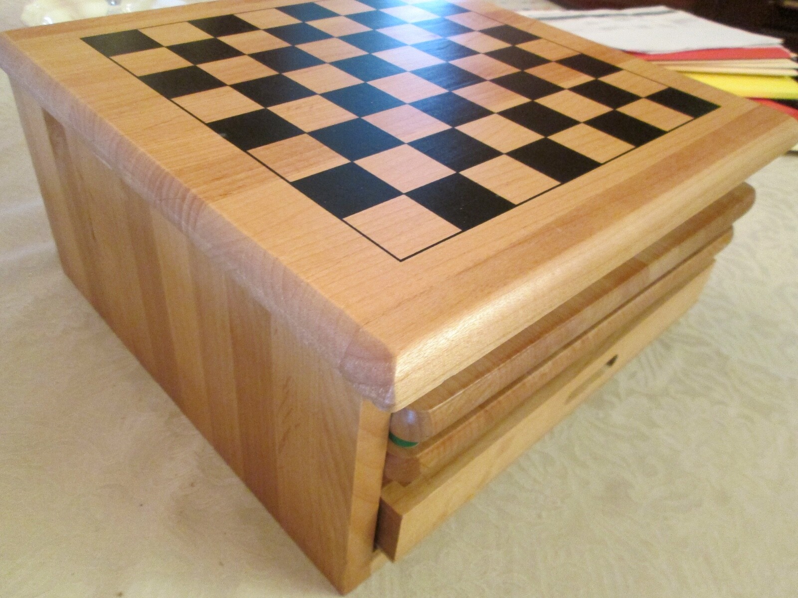 Solid Wood Game House Cardinal Industries 10 Classic Games! eBay