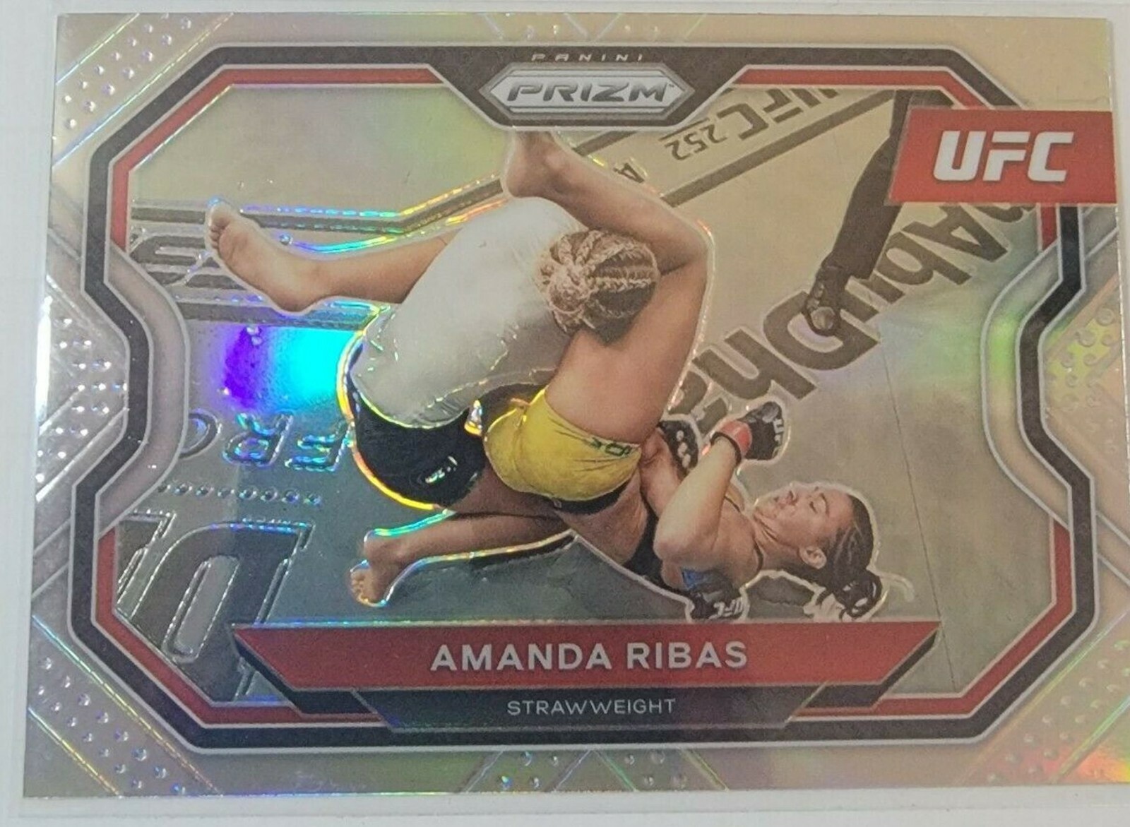 2021 Panini Prizm UFC AMANDA RIBAS Silver Prizm