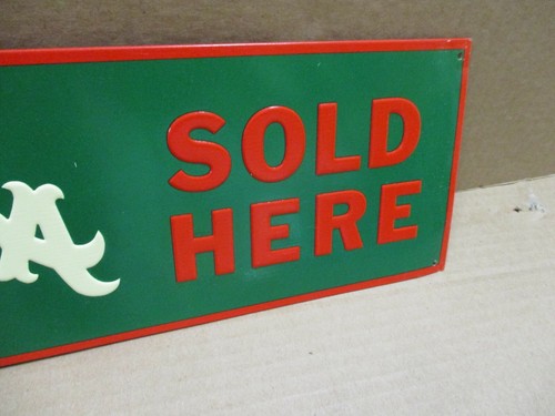 PEPSI -COLA - Delicious Healthful - Red & Green - GAS STATION - SCREEN DOOR SIGN - Picture 6 of 8