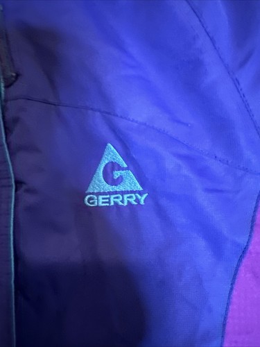 Gerry Jacket Girls Medium 10/12 Purple Hooded Parka Youth Ski Winter Coat - Picture 4 of 12