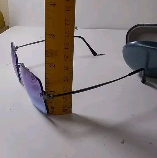 NINE WEST Rimless Rectangular Gradient Sunglasses… - image 12