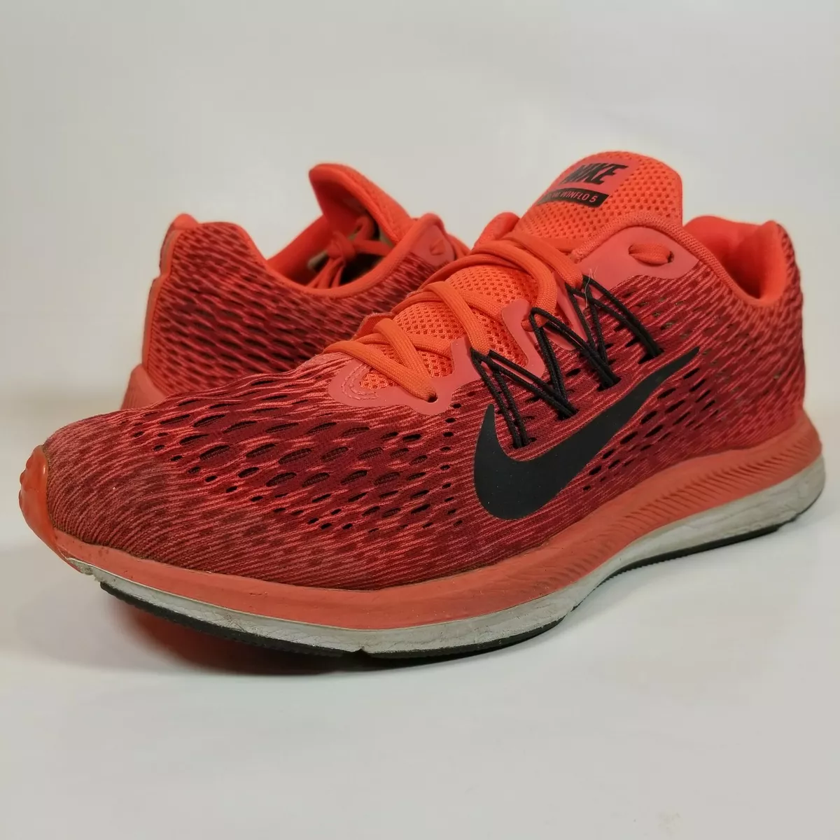 incrementar diseño solar Read* Nike Air Zoom Winflo 5 Bright Crimson Running Shoes Men&#039;s Size  US 9 | eBay