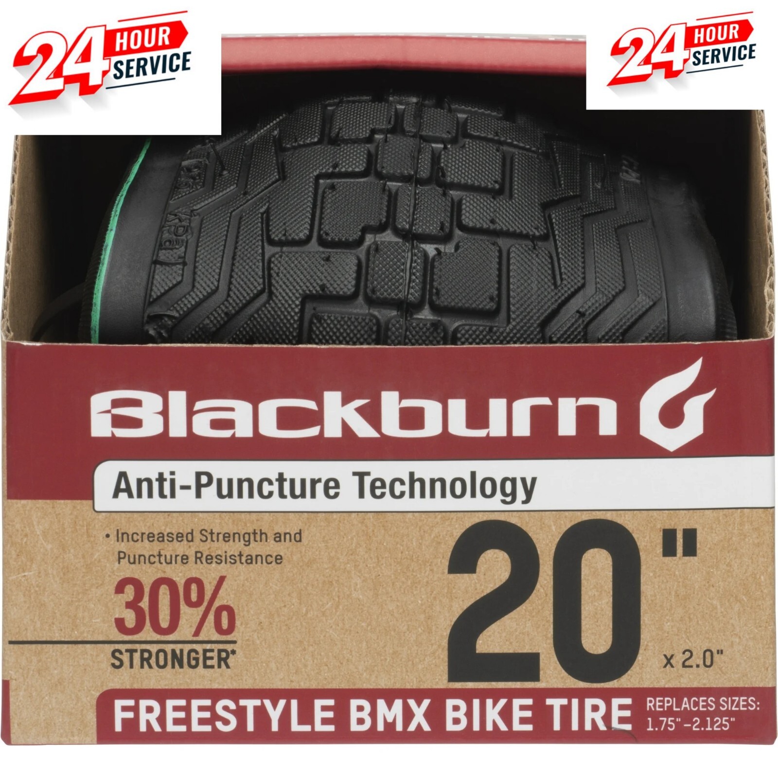 Freestyle BMX Bike Tire, 20" X 2.0"