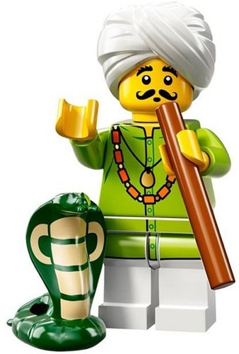 Lego 71008 Figurine Série 13 Snacke Charmer Charmeur Serpent socle fiche - Foto 2 di 3