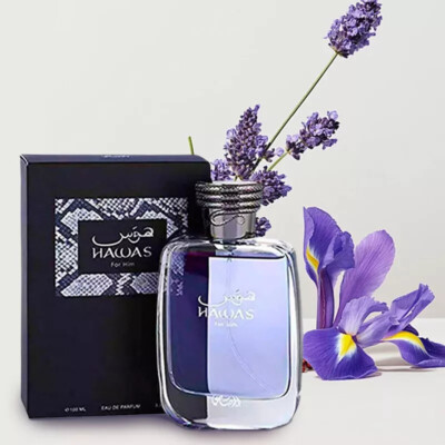Hawas for Him Eau De Parfum EDP Spray By Rasasi 100ml 3.4OZ For Men