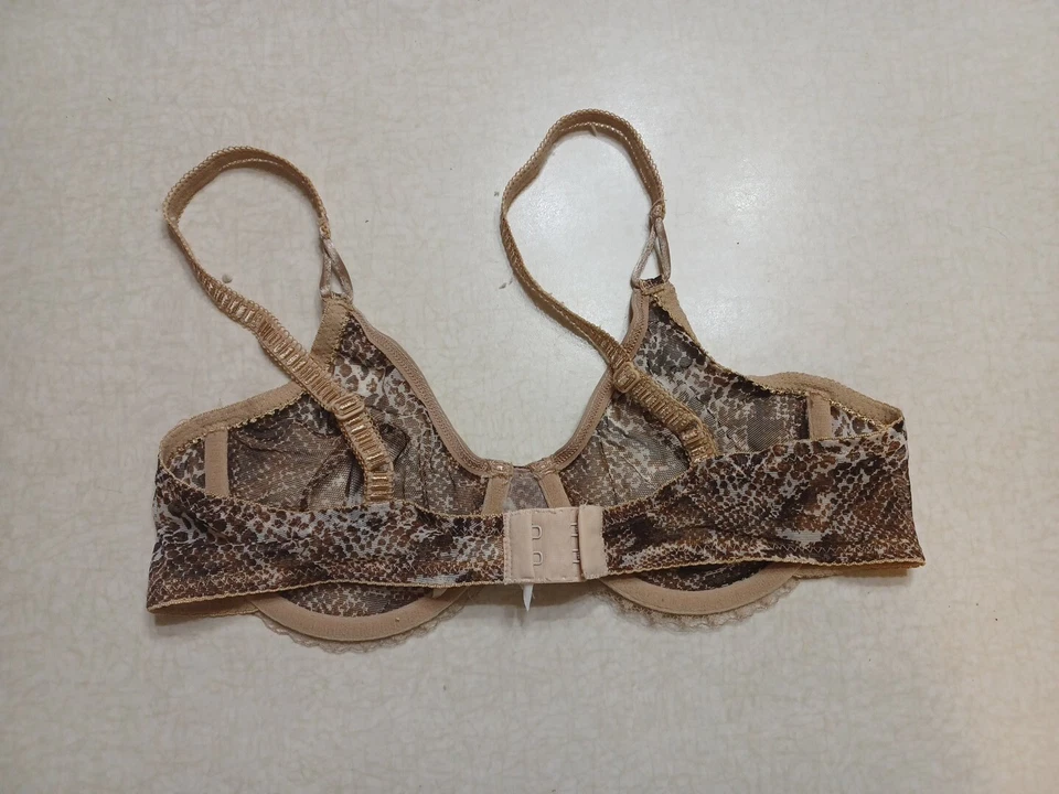 Sujetador Cabernet 34C marrón sin forro con aros Foto 2 de 4