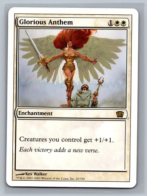 Magic The Gathering 8th Edition Glorious Anthem #20/350 MTG TCG CCG Eighth