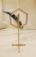 Table Numbers for Wedding, Wooden Gold Table Numbers For Reception / Party 1-15