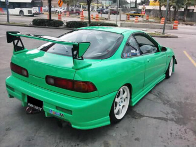 For Honda 94-01 Integra DC2 D5 Style Fiberglass Unpainted Rear GT Spoiler Wing