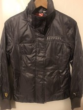 Brand New Ferrari Women’s “track” Series Jacket Gray Sz. Xs