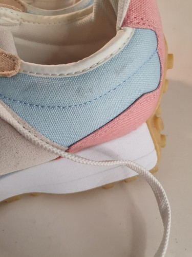 New Balance 327 Light Indigo Multi Color (WS327UB) Womens Size 9 White Pink - Picture 11 of 20