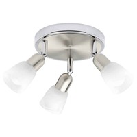 Brilliant Sofia Decken Spot Rondell Strahler Leuchte 3-Flg E14 Metall Dimmbar