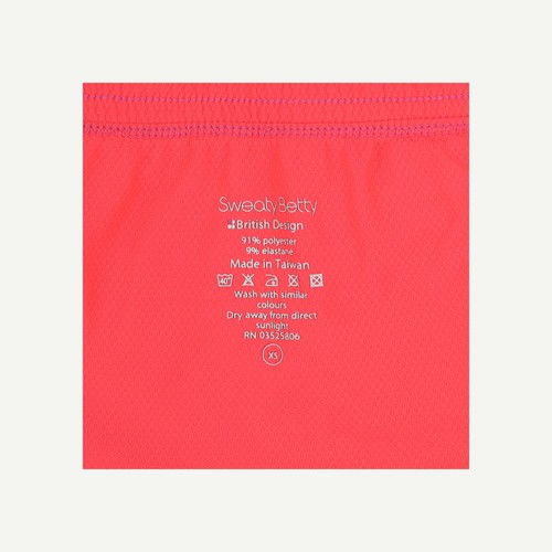 Sweaty Betty Womens Pink Poly/Elastane Shorts Size XS - Picture 3 of 12