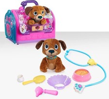 Doc McStuffins 8 Piece Set Pet Rescue On the Go Pet Carrier Dog Kids Toys