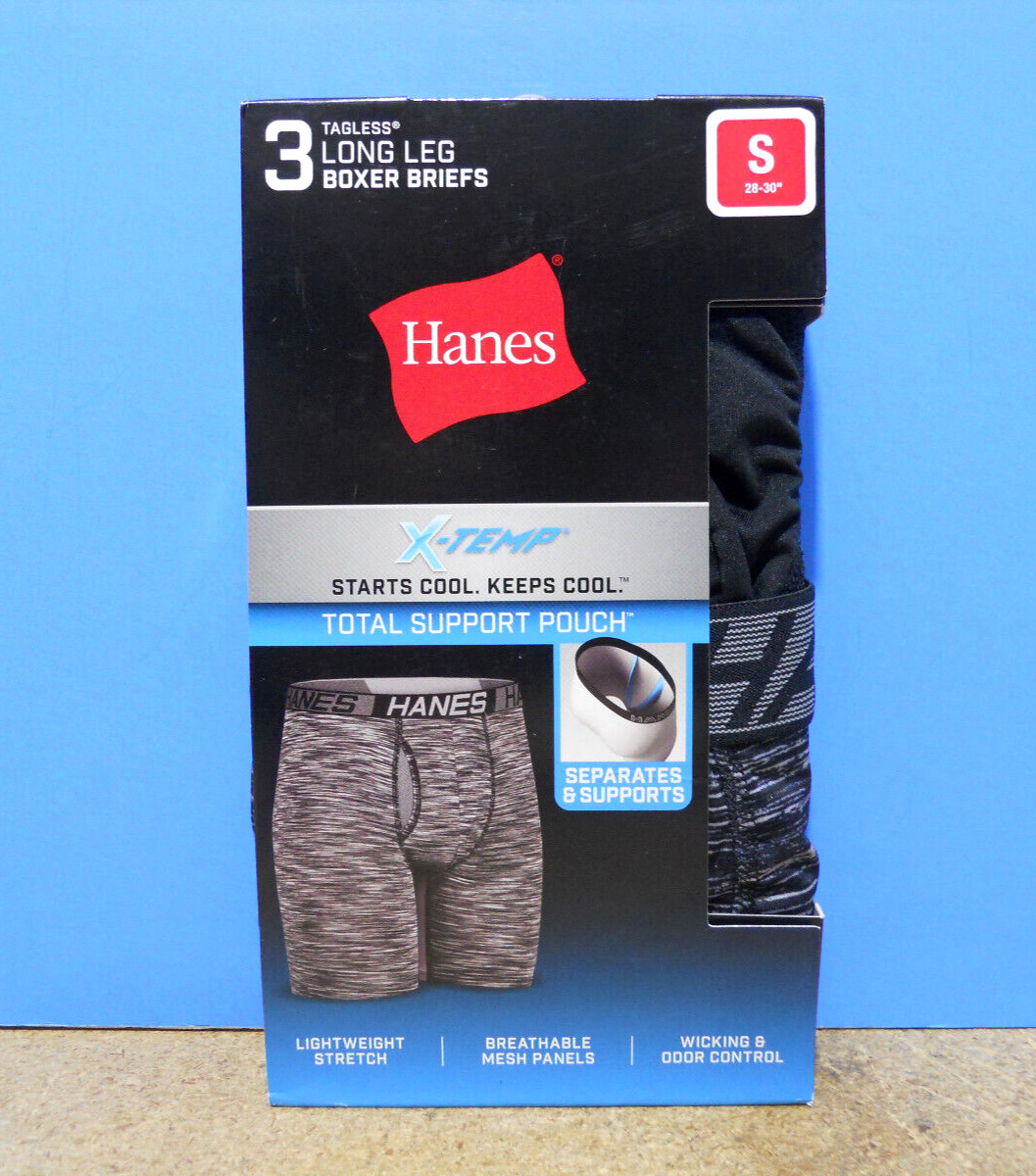 Total Support Pouch Hanes Pack Boxer Briefs Mens 3-Pack Hanes X
