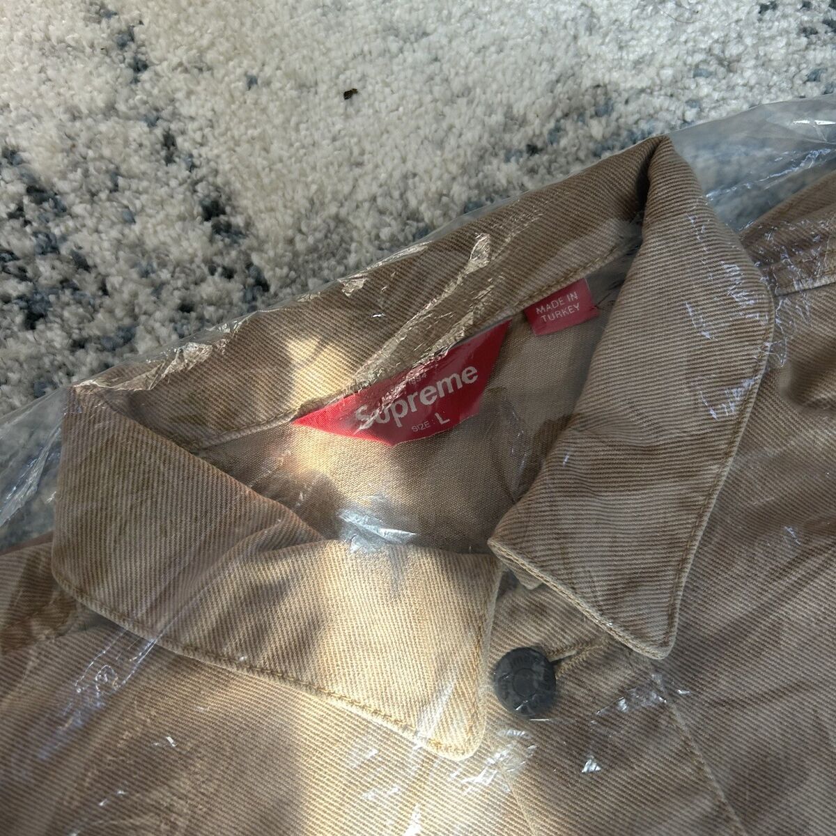 Supreme 2-Tone Paneled Denim Trucker Jacket Fall Winter 22 Supreme 2-Tone Paneled Denim Trucker Jacket Fall Winter 22