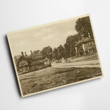 A6 PRINT - Vintage Derbyshire - Edensor Lodge, Baslow