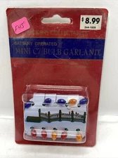 Dickens Collectables Christmas Village Accessory MINI GARLAND Dollhouse F45