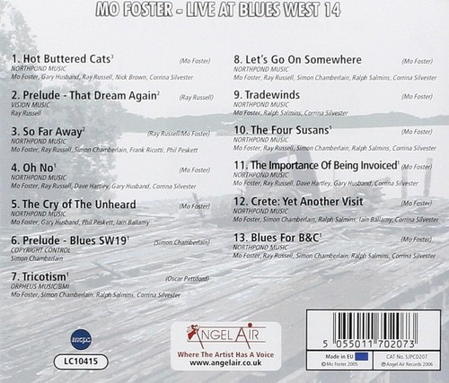 Mo Foster - Live at Blues West 14 (2006) CD NEU/VERSIEGELT SPEEDYPOST - Bild 2 von 2