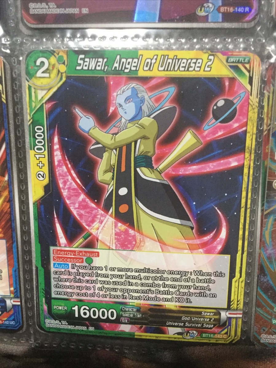 ゲームセンター・ゲームカード Saruwa Dragon Ball Super TCG Sawar, Angel of Universe 2 BT16-143 C | eBay