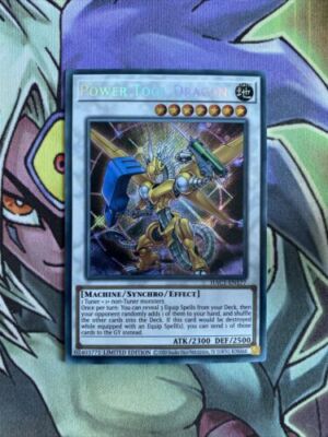 HAC1-DE177 Elektrowerkzeugdrache Secret Rare 1. Auflage NM Yugioh Karte