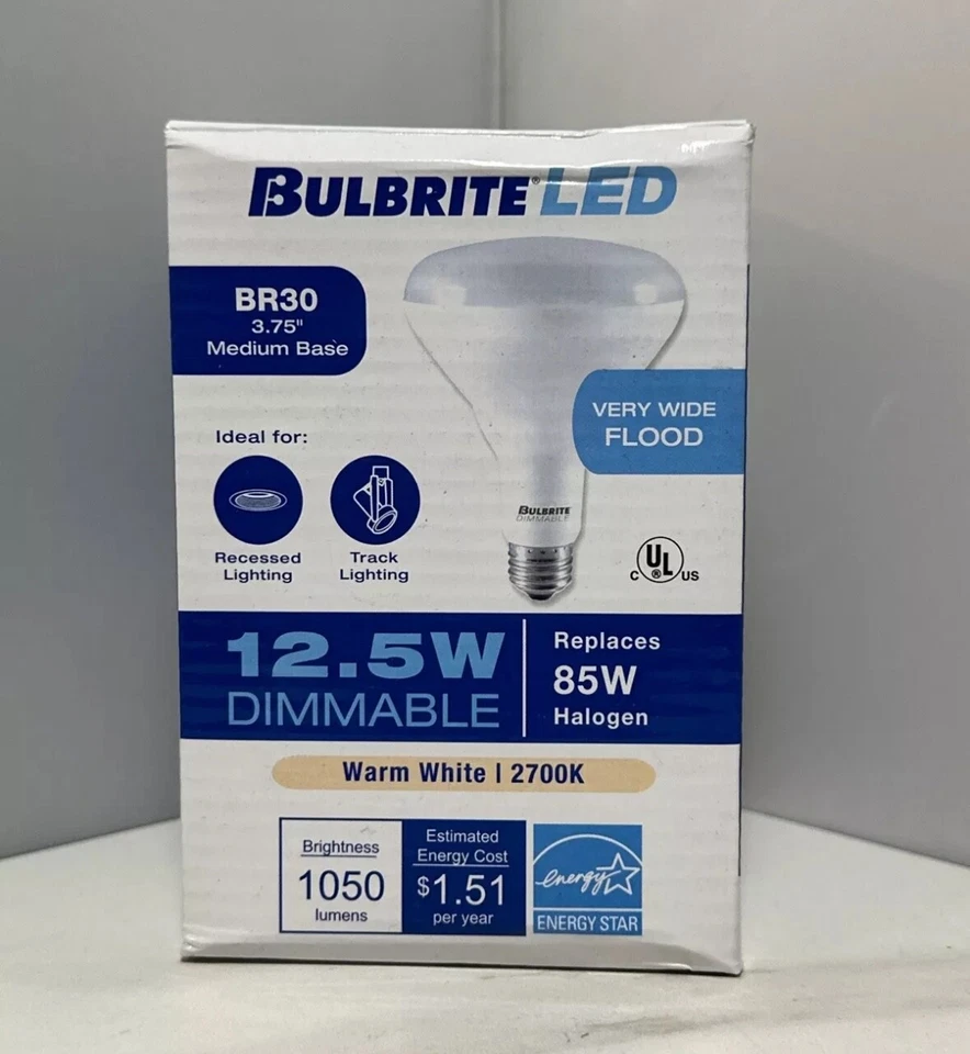 BULBRITE LED Light Bulb 12.5W dimmable item 772840 WARM WHITE - Image 2 of 4