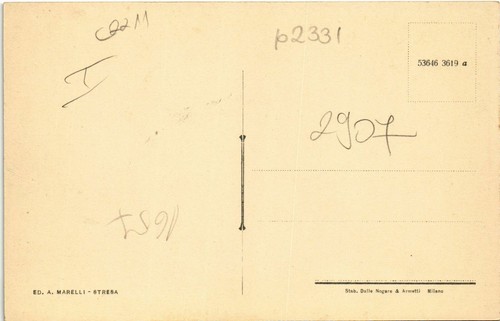CPA Stresa Borromeo Hotel del Iles Borromées ITALY (802211) - 第 2/2 張圖片