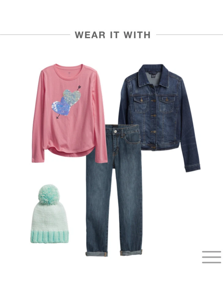 Gorro gorro verde membrillo Gap niños niñas Foto 2 de 4