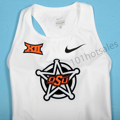 Nike Pro Elite Team Women’s OSU XII Oklahoma State Cowboys Singlet Speed Suit XS - Picture 2 of 5