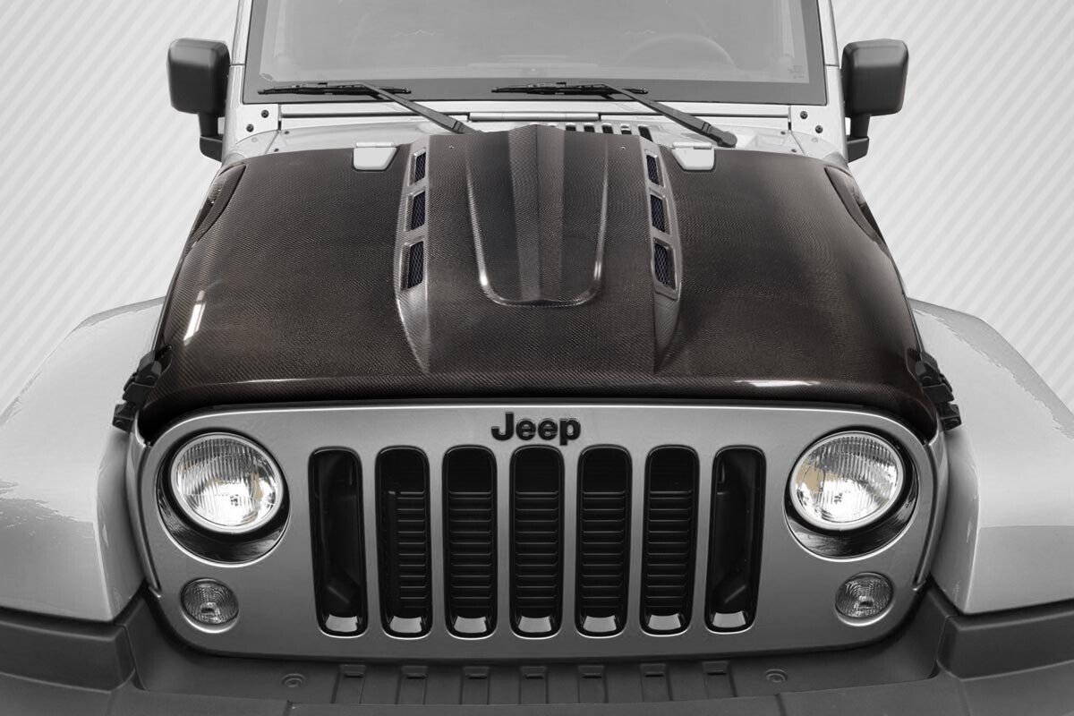07-18 Jeep Wrangler Avenger Carbon Fiber Creations Body Kit- Hood