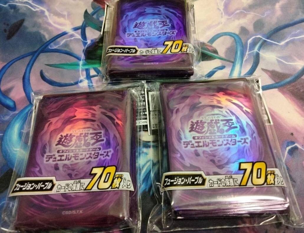 Yu-Gi-Oh OCG Fusion Purple Card PROTECTOR Sleeve 70 sheets 3 Set Japan  yugioh | eBay