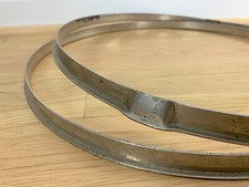 LUDWIG 1920s 30s Vtg 17-inch Single Flanged Snare Drum Rim Hoop Parts Rare Size 