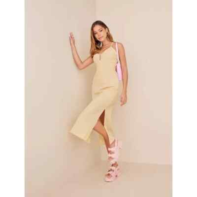 Samsoe Samsoe Holly Dress 14220 Crossover Straps Angora Size S NWT