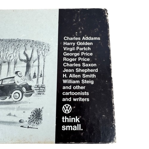 Volkswagen 1967 VW THINK SMALL Dealership Hardcover Book Cartoons Charles Addams - Picture 5 of 12