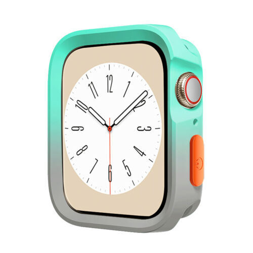 Funda protectora de silicona parachoques para Apple Watch 9 8 7 6 5 4 SE 41/44/45 mm - Imagen 63 de 162