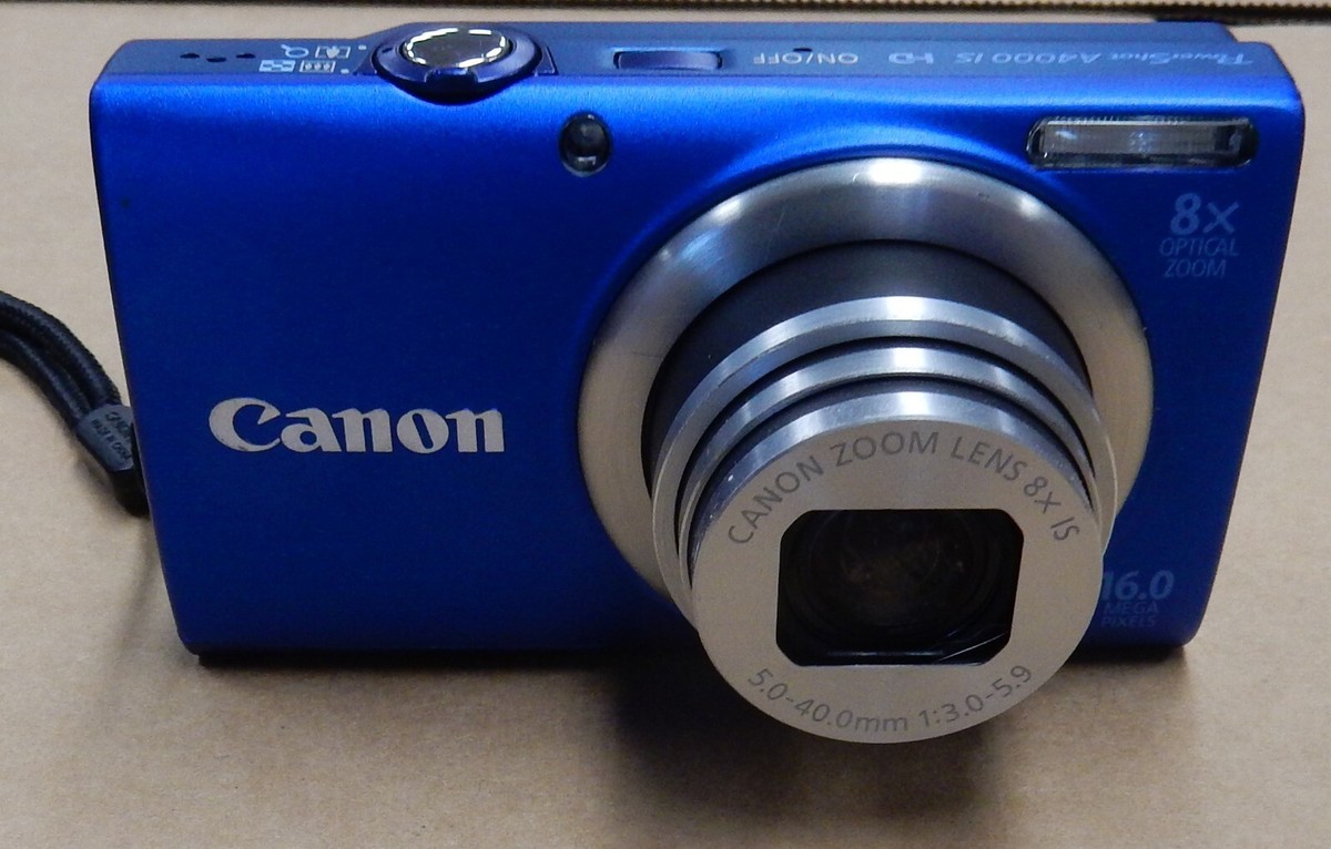 Canon PowerShot A4000 IS 16.0MP Digital Camera - Blue for Canon PowerShot A4000 IS 16.0MP Digital Camera - Blue for
