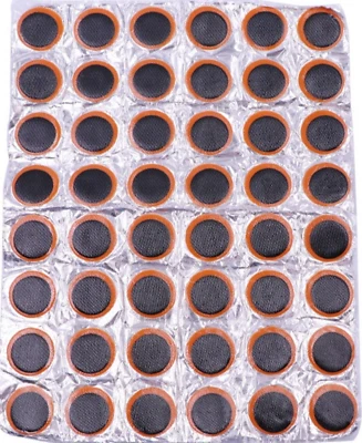 XTRAFAST 48 x Runde Fahrrad Schlauchflicken Flickzeug Flicken Reifen Schlauch Panne Ø27mm