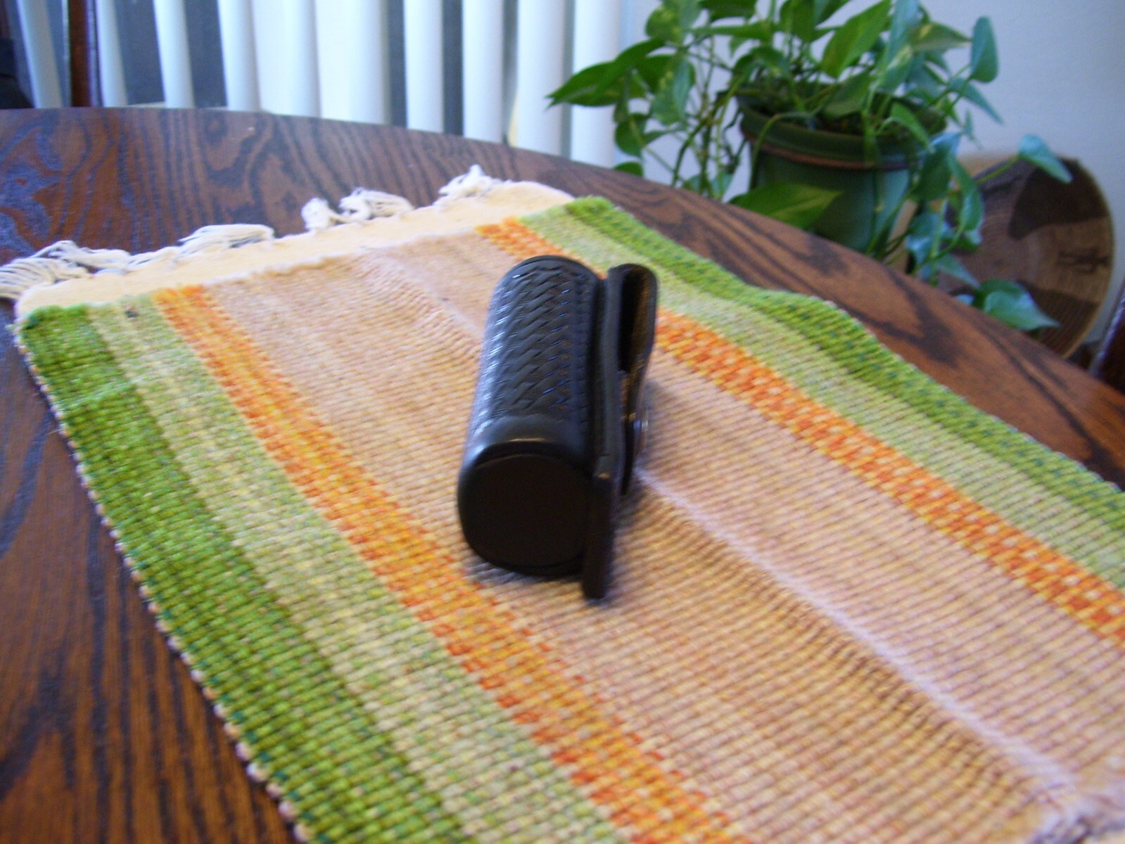 Aker 572 Leather Black BW MK IV Mk-4 Mace OC Defense Spray Case Holder Carrier