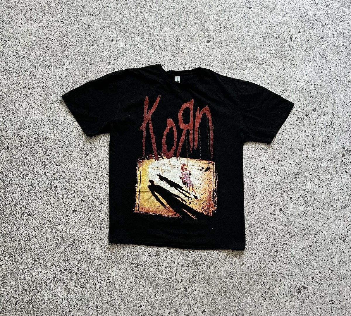 KORN Tシャツ　ネイビー　XL コーン　BIG EYES KORN Tシャツ ネイビー XL コーン BIG EYES KORN Tシャツ ネイビー XL