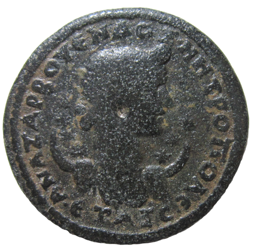 CILICIA, ANAZARBUS. AE 25. TRANQUILLINA, AUGUSTA 241-244 AD. SELENE REVERSO.