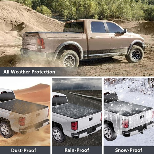 5FT Soft Roll-Up for 2020-2025 Jeep Gladiator Tonneau Cover Truck Bed Waterproof - Picture 8 of 13