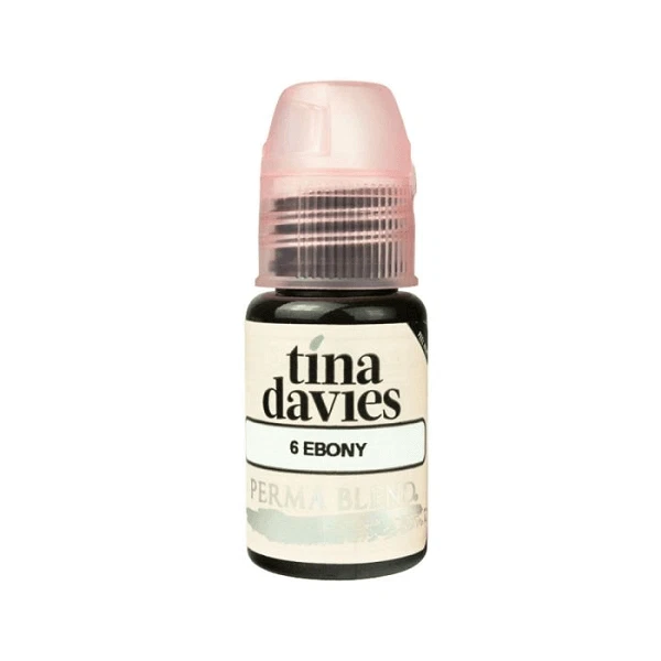 PMU Eyebrow Pigment - Tina Davies Ebony Perma Blend 15ml UK Seller