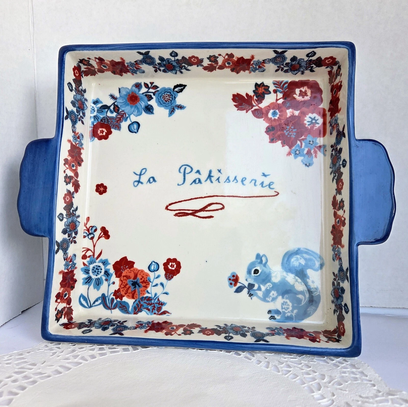 Nathalie Lete La Patisserie Squirrel Baking Pan Anthropologie