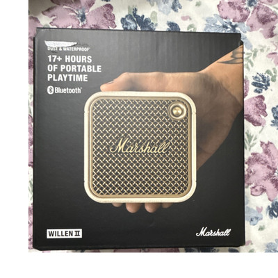 Marshall Willen II Bluetooth Speaker Dustproof Waterproof 17+ Hours Beige Black