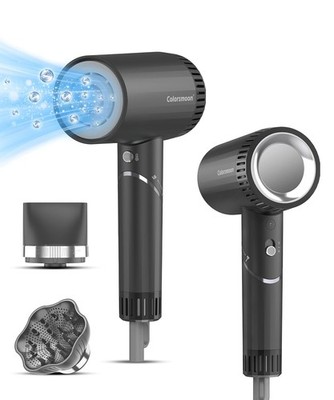 Hair Dryer 100,000 RPM High-Speed Blow Dryers with Diffuser & Nozzle