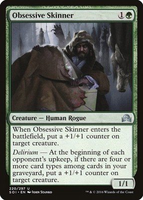 Obsessive Skinner #220 (LP) Shadows over Innistrad (SOI) MTG