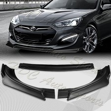 For 2013-2016 Hyundai Genesis Coupe Matt Black Ks-style Front Bumper Lip Spoiler