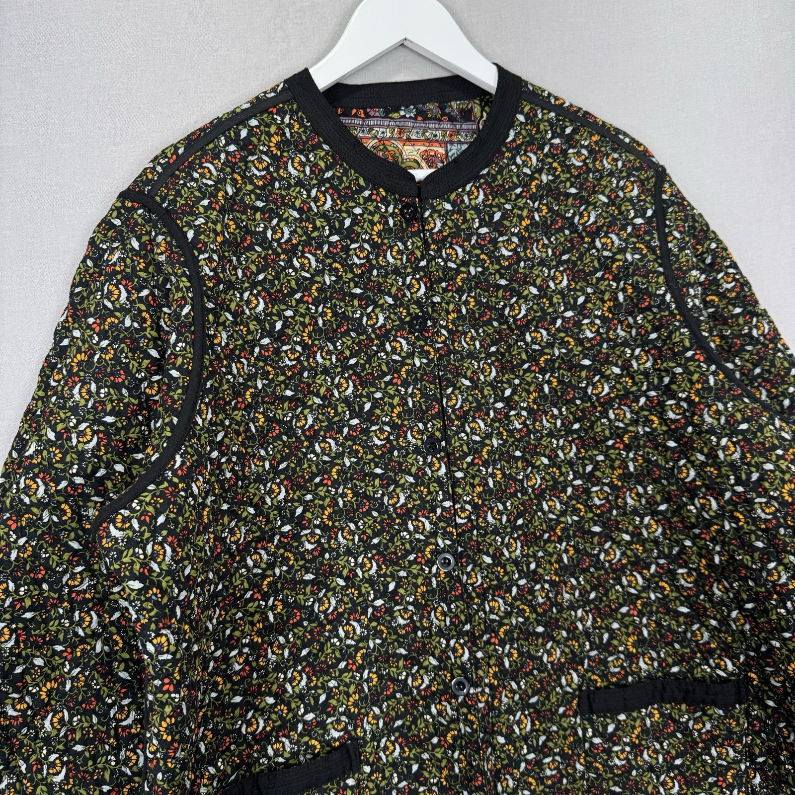 Vintage Quilted Patchwork Reversible Jacket Women… - image 5